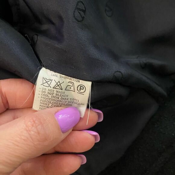 Valentino genuine leather/ wool blazer/jacket, S-M - Picture 14 of 14